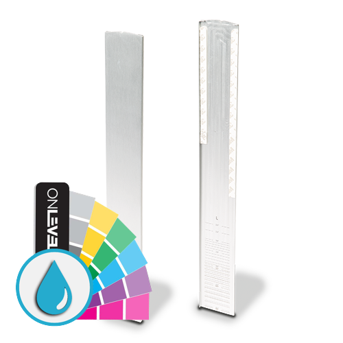 TL-3121 Endkappe links nur für niedriger Abdeckleiste Treppenaufgang Aluminium RAL ARMOR