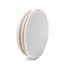 TL-6021/6041 Doppen voorzijde Ø30mm kunststof wit