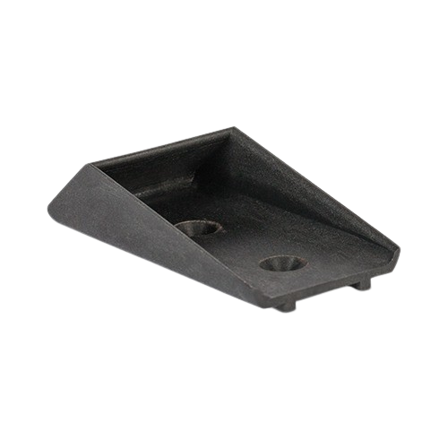 Trans-Level glas stop for alle 2.0 | 3.0 kN glasprofiler, plast sort