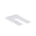 Hoefijzer keg aluminium onbehandeld (VE=20)