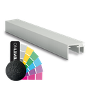Top-cover slim avec ouverture 15mm, L=5000mm, alum. RAL rugueux