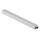 Top-cover met opening 3mm, L=5000mm, aluminium onbehandeld