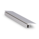 Floor-connect slim 20mm width, L=5000mm, aluminum mill finish
