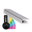 Floor-connect slim 20mm width, L=5000mm, aluminum RAL matt
