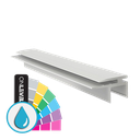 Top-cover met horizontaal opening 2.5mm, L=5000mm, aluminium ARMOR RAL