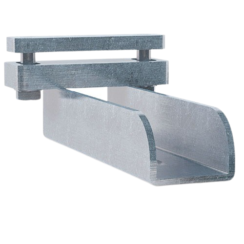 TL-5010 Structure de support en U L=300mm acier zinc