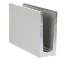 Glasprofil TL-6010, L=5000mm aluminium natur anodiserad (Produktionstolerans kvantitet +/- 10%)