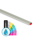 Glass edge protection for glass 15-17.5mm L=1000mm, aluminum ARMOR RAL (incl. glass mounting tape)
