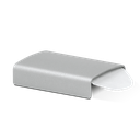 Verbinder für Glaskantenschutz 15-17.5mm Aluminium natur eloxiert