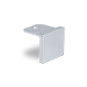 Endkappe flach für U-Profil 42x34x3mm Aluminium natur eloxiert