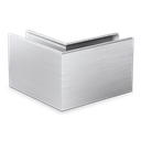 TL-6080 Corner inside/outside aluminum natural anodized