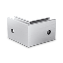 TL-6081 Utvendig hjØrne 90° aluminium rå overflate