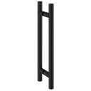 Handle bar set Ø25mm H=300mm, alum. jet black matt (RAL 9005)