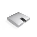 GUARDIAN OF THE UNIVERSE eindstaander eindkap open 58x58mm, alum. RAL struct.