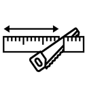 Afkorten TRANSLEVEL glas profiel rechte snit