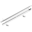 LAZORTRACK wall handrail set 40x30x1mm L=10mtr, AISI 304 satined