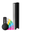 KAZIWALL wall profile glass 10/10.76/12/12.76mm L=3000mm, aluminum RAL matt