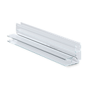 Douche deur afdichting 90° met magneet voor glas 10mm L=2200mm, kunststof transparant