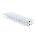 Douche deur afdichting 180° met magneet voor glas 8mm L=2200mm, kunststof transparant