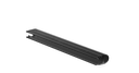 Dusjdørtetning med belg for glass 10mm L=2200mm, plast svart