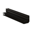 Duschdörrstätning 90° med magnet för glas 8mm L=2200mm, plast svart