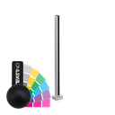 PIKASSO endpost 50x50mm H=1000mm 10-13.52mm, aluminum RAL structure