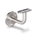 EMPIRE STATE POST handrail bracket for handrail Ø42.4mm with 3 mounting holes, AISI 304 satined