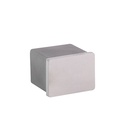 Eindkap vlak voor U-profiel 40x30x2mm, rvs 316 geborsteld