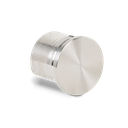 Bouchon plat pour main courante oméga Ø48.3x1.5mm, inox 316 brossé