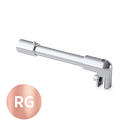 Reinforcement Set Ø19mm glass-wall 90° glass 6/8/10mm L(max)=1035mm, brass rose gold brushed