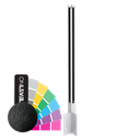 GUARDIAN OF THE UNIVERSE cornerpost side handrail 58x58mm H=1400mm glass 10-10.76mm, aluminum RAL structure