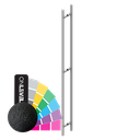 Guidon Ensemble Ø25mm H=1500mm, inox 304 RAL mat