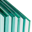Glass panel 6/6/2 (12.76mm) fully tempered clear PVB foil clear all sides polished