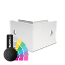 TF-6621 outside corner 90°, aluminum RAL structure