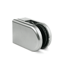 KRONOS D-form, Glassklemme Ø42.4 mm dekklokk, rustfritt stål