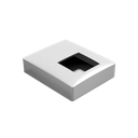 GUARDIAN OF THE UNIVERSE covercap end/mid post 58x58mm, alum. natural anodized