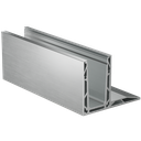 TF-3620 glass profile L=5000mm, aluminum natural anodized