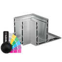 TF-3620 inside corner 90°, aluminum RAL matt