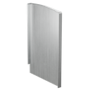 TF-3620 endcap right, aluminum mill finish