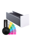 LAZORTRACK endcap right 42x48mm, aluminum RAL matt