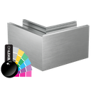 TF-3620 outside corner 90°, aluminum RAL shiny