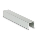 Handlauf U-Profil 30x28x2mm, L=200mm Aluminium natur eloxiert