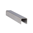 Handrail U-profile 30x25x2mm, L=200mm AISI 316 satined