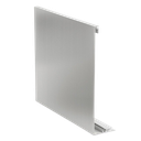 TL-3011 täcklock H=216mm L=200mm aluminium natur anodiserad
