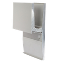 TL-3031 Glasprofil L=200mm aluminium natur anodiserad incl. Klickprofil
