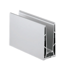 TL-6000 Glasprofil L=200mm aluminium natur anodiserad