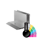 TL-3120 Glasprofil L=5000mm aluminium RAL blank