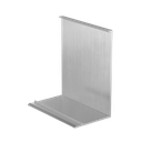 Covercap TL-3121 half height L=5000mm, aluminum natural anodized