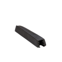 Gummiprofil für U-Profil 26x20x2/26x23x2mm Glasstärke 8-11mm L=4000mm