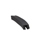 Glassrubber for U-profile 30x25x2/30x28x2mm glass thickness 16-17.5mm L=25mtr